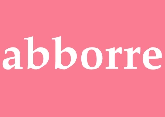 Synonym abborre