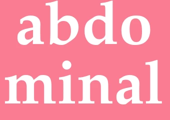 Synonym abdominal