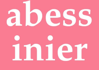Synonym abessinier