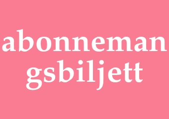 Synonym abonnemangsbiljett