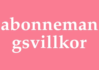 Synonym abonnemangsvillkor