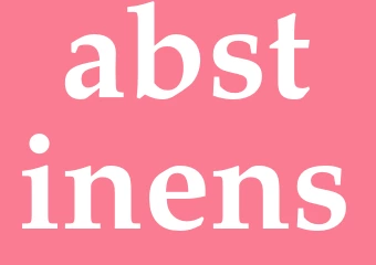 Synonym abstinens