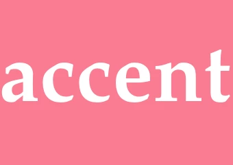 Synonym accent