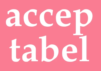 Synonym acceptabel