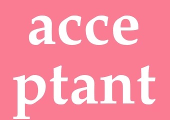 Synonym acceptant