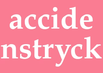 Synonym accidenstryck