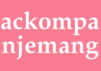 Synonym ackompanjemang