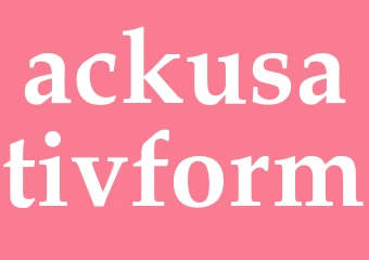 Synonym ackusativform