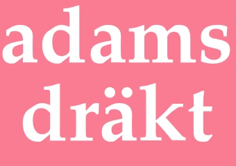 Synonym adamsdräkt