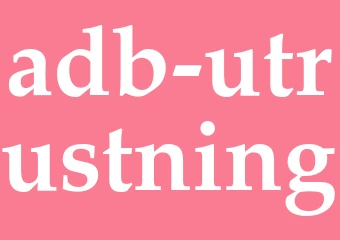 Synonym adb-utrustning
