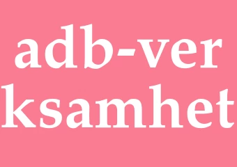 Synonym adb-verksamhet