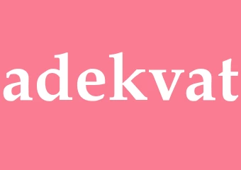 Synonym adekvat
