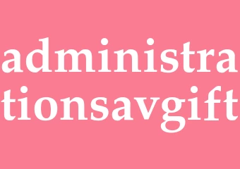 Synonym administrationsavgift