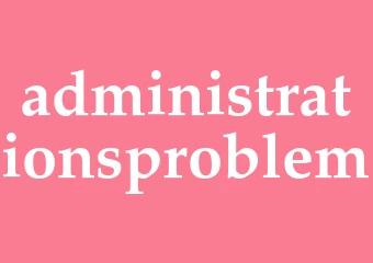 Synonym administrationsproblem