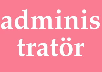 Synonym administratör