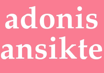 Synonym adonisansikte
