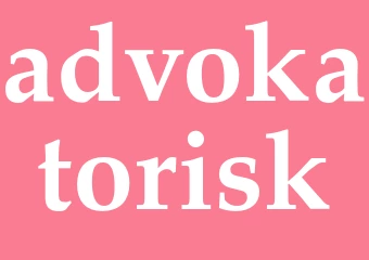 Synonym advokatorisk