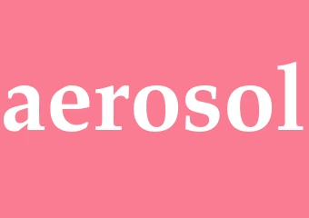 Synonym aerosol