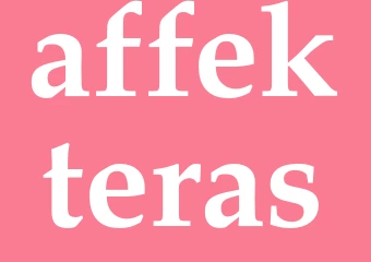 Synonym affekteras