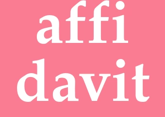 Synonym affidavit