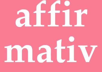 Synonym affirmativ