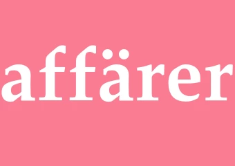 Synonym affärer