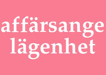 Synonym affärsangelägenhet