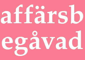 Synonym affärsbegåvad
