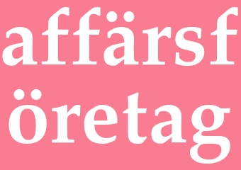 Synonym affärsföretag