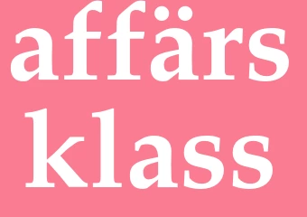 Synonym affärsklass