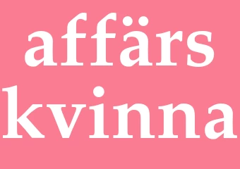 Synonym affärskvinna