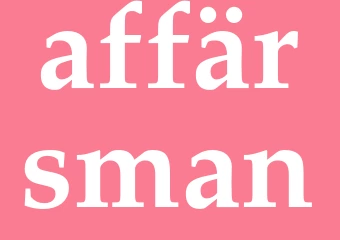 Synonym affärsman