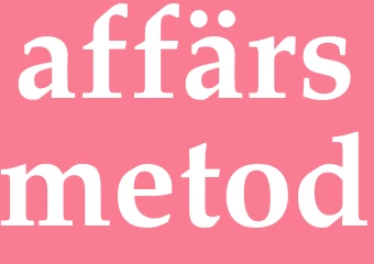 Synonym affärsmetod