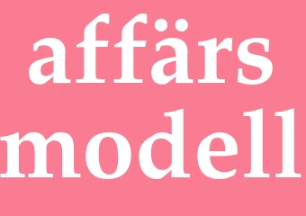 Synonym affärsmodell