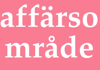 Synonym affärsområde
