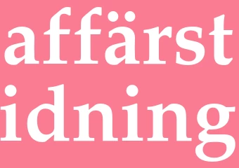 Synonym affärstidning