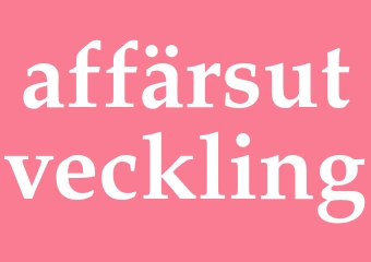 Synonym affärsutveckling