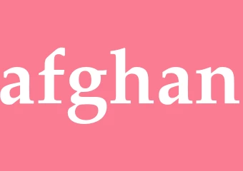 Synonym afghan