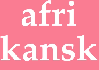 Synonym afrikansk