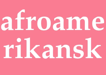 Synonym afroamerikansk
