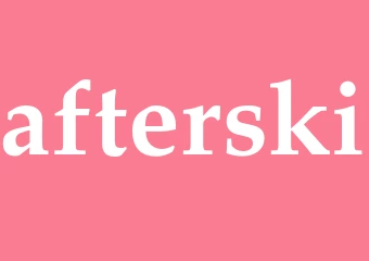Synonym afterski