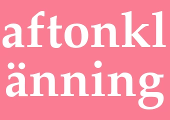 Synonym aftonklänning