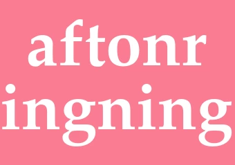 Synonym aftonringning