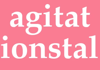 Synonym agitationstal