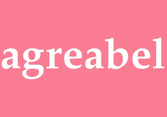 Synonym agreabel