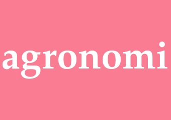 Synonym agronomi