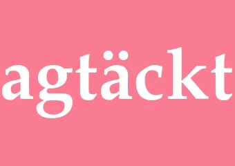 Synonym agtäckt