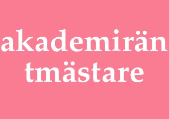 Synonym akademiräntmästare