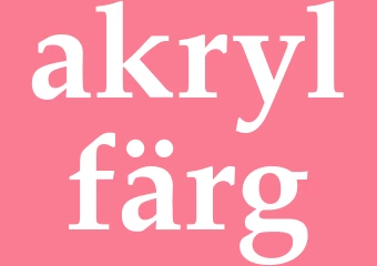 Synonym akrylfärg