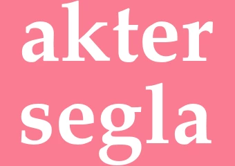 Synonym aktersegla